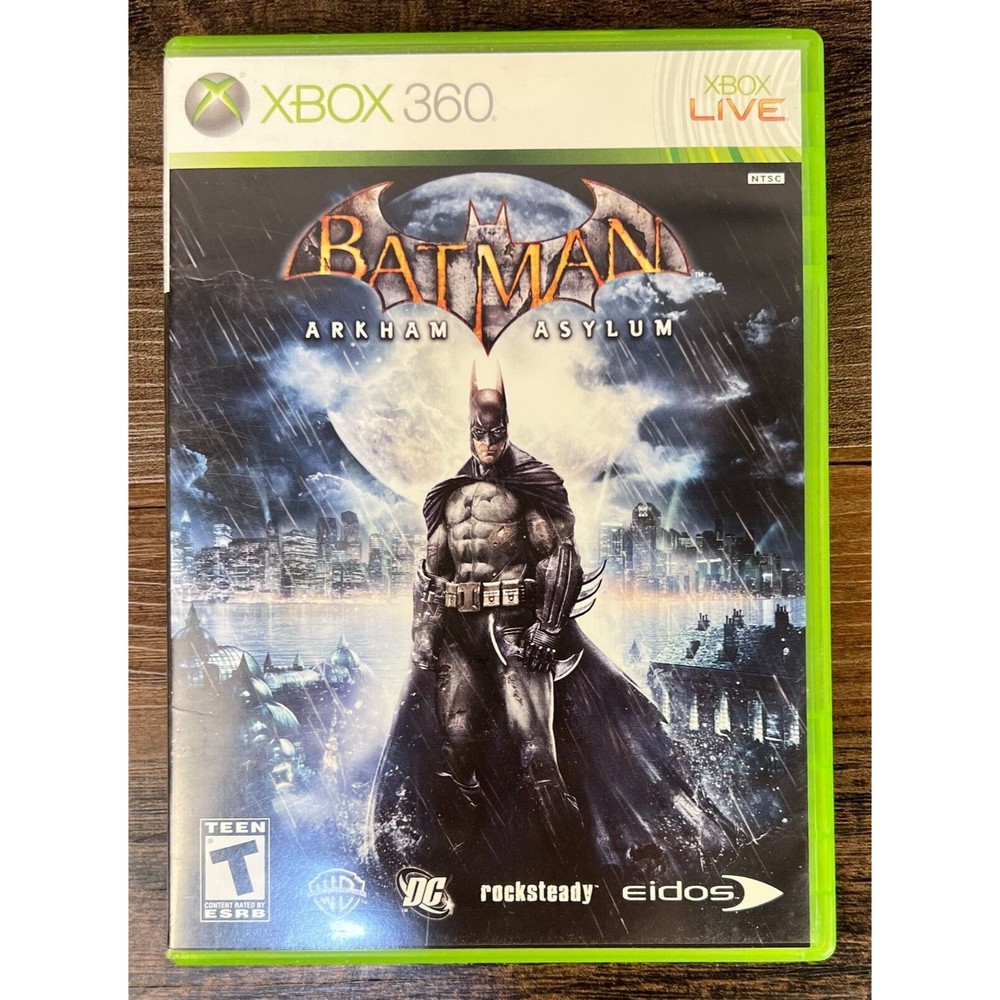 Batman: Arkham Asylum (Microsoft Xbox 360) with Manual